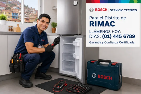 Técnico Bosch en el Rímac